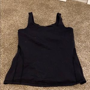 Black bra tank top